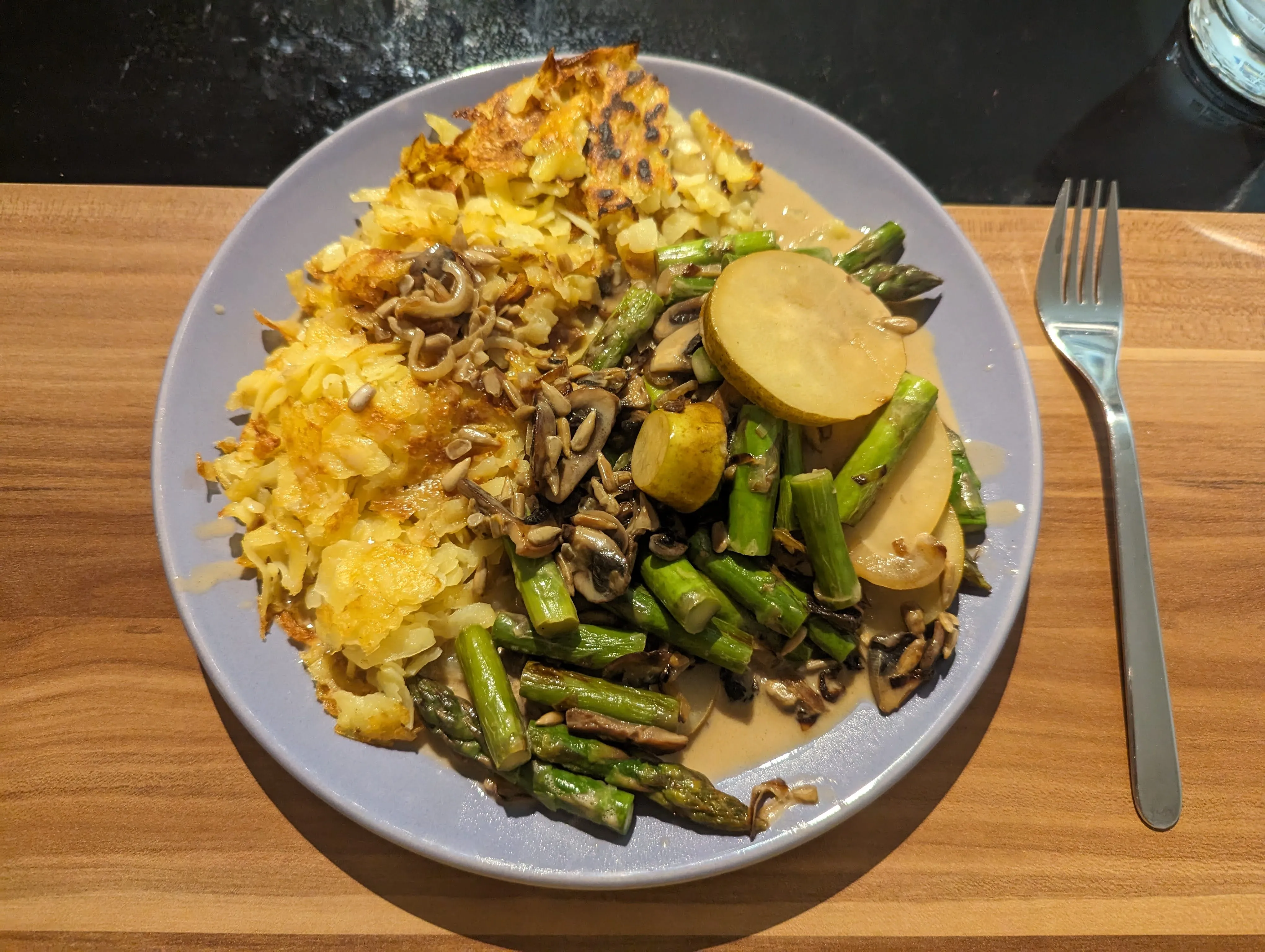 Rösti mit Spargel